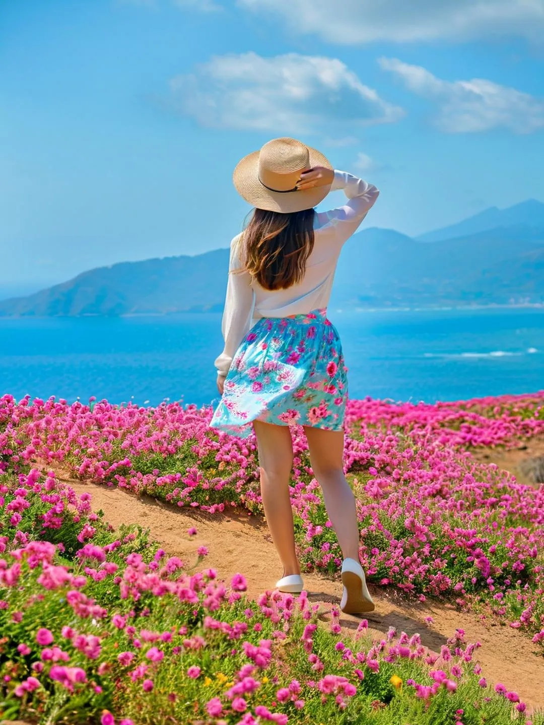 抚仙湖 · 湖畔花海