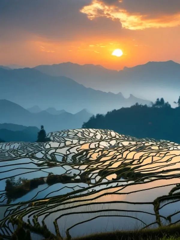 元阳 · 老虎嘴日落