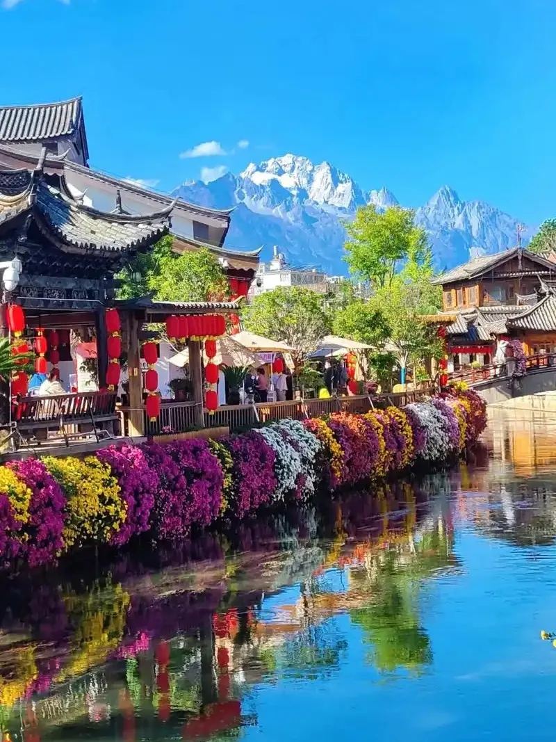 丽江古城 · 河畔街景